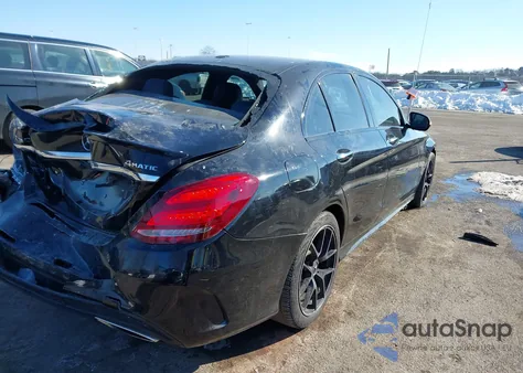2018 Mercedes-Benz C 300 4Matic from USA, damaged, VIN 55SWF4KB9JU267377